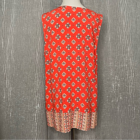 J Jill Medallion mixed print sleeveless top - Picture 3 of 8